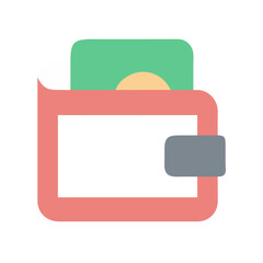 Poster - Wallet Icon Vector for Finance, Payment, and Digital Transaction Concepts
