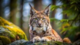 Eurasian Lynx in Forest Habitat