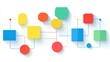 © Sawat - Flow diagram showing systems integration with data input, transformation, and output processes for a project