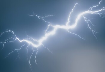 Wall Mural - flashes plain file png background lightning white blue thunderstorm storm glow light electric danger thunder thunderbolt strike electrical electricity night flash discharge vector spark powerful