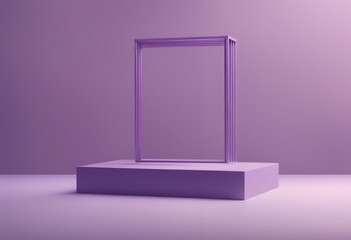 Wall Mural - pastel minimal 3d design concept empty podium website geometric product mockup advertising scene sho