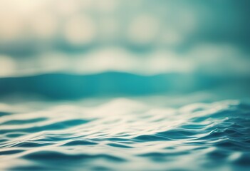Wall Mural - background cyan wave smooth design soft abstract blue desktop bright space business template copy el