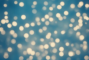 Wall Mural - light blue bokeh background