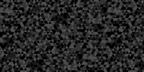 Wall Mural - vector black and gray polygon mosaic triangle overlap texture background. black and gray overlapping