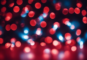 Wall Mural - background lights black generated blue light digitally red christmas image glistering bubble colours