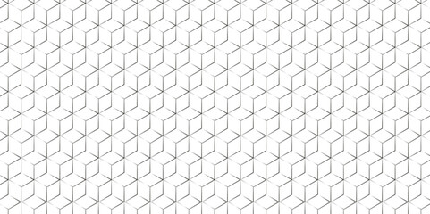 Seamless pattern with hexagon square cube geometric pattern shapes grid metal element texture design. vector tiles gradient science web tech connection triangle diamond honeycomb hexagon art.	

