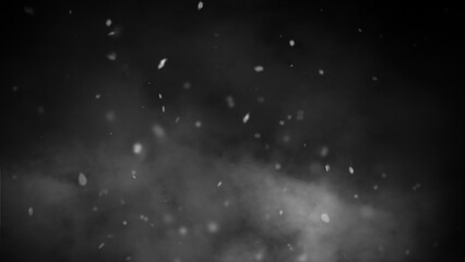 Wall Mural - blurred texture of burn fire with particles embers. blur flames on isolated black background. textur