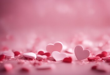 Wall Mural - background white hearts s valentine day pink happy love beautiful romantic heart texture wallpaper decoration nubes abstract design february wedding colours light holiday romance vintage symbol