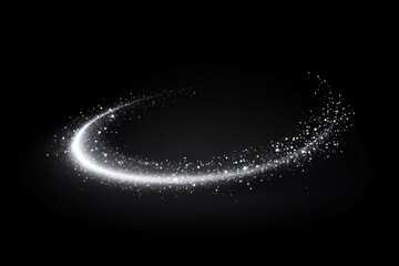 Wall Mural - a vector glowing light effect design magic astronomy.