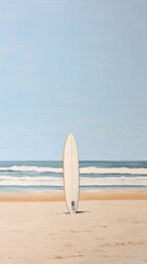 Wall Mural - minimal space summer surfboard outdoors horizon.