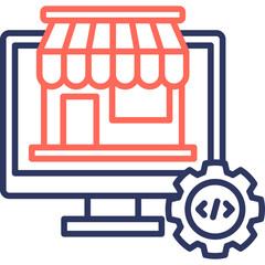 Site Development line color icon