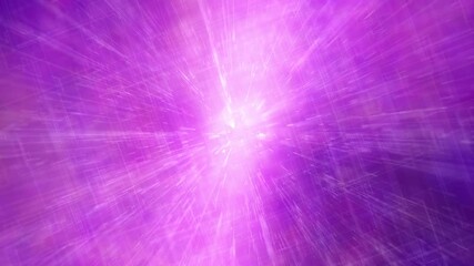 Wall Mural - looped fog purple nebula cloud motion with glowing blurred lines graphic animation background.