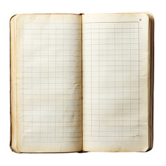 Blank open notebook png