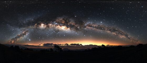 Night sky with milky way