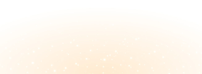 Fototapete - Golden sparkle and stardust with glowing confetti and bokeh light. Festive abstract PNG for Christmas or holiday designs on a transparent background with magic and shine