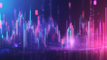 Leinwandbilder - A digital display of stock prices and trading volume on a large screen, emphasizing the intensity and excitement of the trading environment.