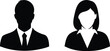 © Photo Studio - generic profile icons male and female silhouettes in business attire