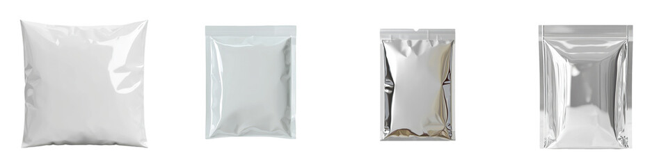 Poster - Minimalist mockups of isolated packaging designs showcasing various styles for creative presentations