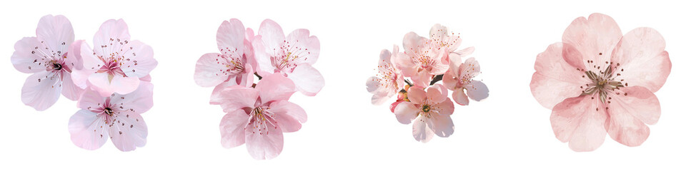 Poster - Delicate cherry blossom mockups for minimalist design presentations and creative projects