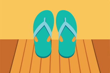flip flops vector illustration