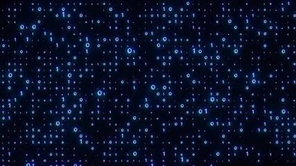 Abstract digital binary code background