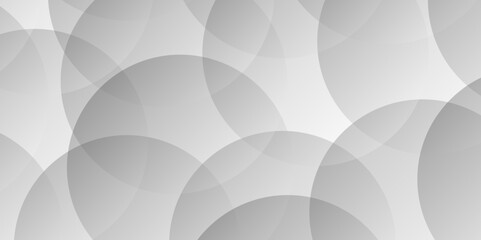Abstract smooth white and gray overlap triangle gradient circle shapes layer geometric diamond technology web tech concept pattern design. luxury science space dynamic texture background.	