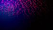 © Connect Images - Glowing pink and purple lines form a geometric pattern on a dark background. Blender 3D illustration