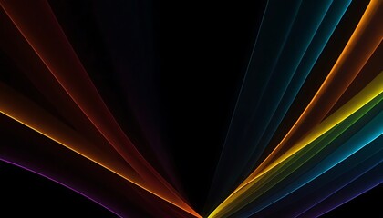 Wall Mural - Abstract colorful background with lines with black background,blur, colourful, dynamic, fantasy, fast, futuristic, illuminated, long, 34