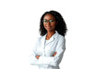 © practice  - Black female pharmacist coat clothing apparel isolated on transparent background
