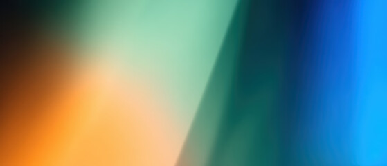 Wall Mural - A colorful, abstract background with a blue and green stripe