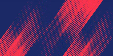 Fototapete - Dots halftone white and blue color pattern gradient grunge texture background. Dots pop art comics sport style vector illustration halftone. modern