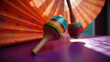 © obscuronata - Colorful Maracas with Paper Fan