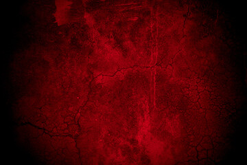 Aufkleber - Old wall texture cement black red  background abstract dark color design are light with white gradient background.
