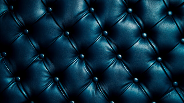 Blue leather texture background pattern luxury upholstery sofa couch furniture design surface material