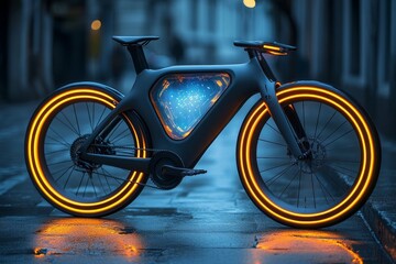 Wall Mural - Futuristic Electric Bicycle Design