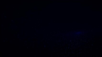 Wall Mural - abstract blue background, witness the mesmerizing display of twinkling lights against a dark backdro