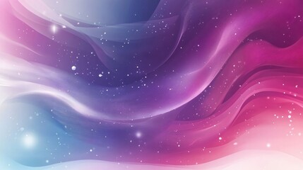 Wall Mural - A mesmerizing abstract display of swirling, vibrant colors and shimmering particles.