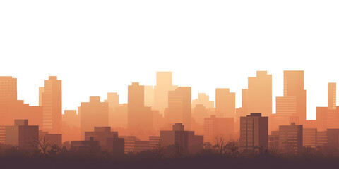 Canvas Print - png cityscape architecture building outdoors.
