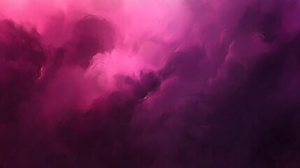 Wall Mural - A vibrant abstract display of swirling, deep pink and purple hues.