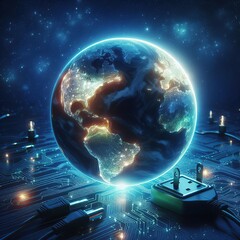 earth in space