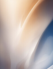 Wall Mural - abstract blue background - abstract light blue and orange waves background - generative ai
