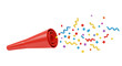 © Lena - Isolated Party Horn with Confetti