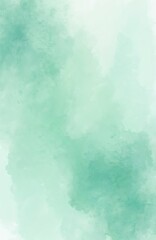 Aufkleber - Abstract watercolor texture background in mint green color. Pastel shades pattern, brush strokes create artistic painted art. Soft, delicate backdrop for art design, banner ads or web design projects.