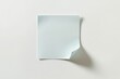 © JARA - Light blue square sticky note with curled corner on white background