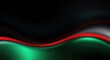 © PNG_bun - Abstract background featuring a red wave over green and black gradient colors