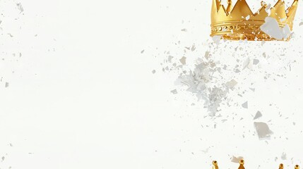 Wall Mural -   A group of individuals posing together in front of a wall adorned with a crown