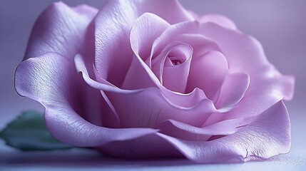 Poster - Elegant and soft close up of a gentle pink rose capturing its delicate texture and ethereal beauty : Generative AI