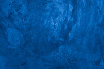 Aufkleber - Old wall pattern texture cement blue dark abstract  blue color design are light with black gradient background.