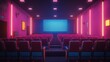 © Sakinatus - Neon Retro Cinema: A Night at the Movies