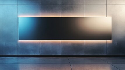 Fototapete - Futuristic Digital Dashboard Mockup Sleek Metallic Interface Design for High-Performance Tech Environments, Next-Gen Visualization Concept